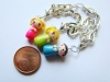 Pulsera con charms de muñequitos personalizados